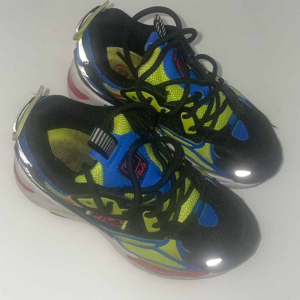 FILA Ray Tracer Apex Fashion Sneakers - Retro Colorful Kids